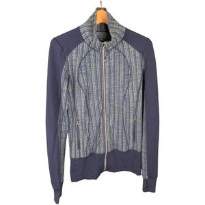 Lululemon Fitted Navy Athletic Jacket (Med. Stretch)